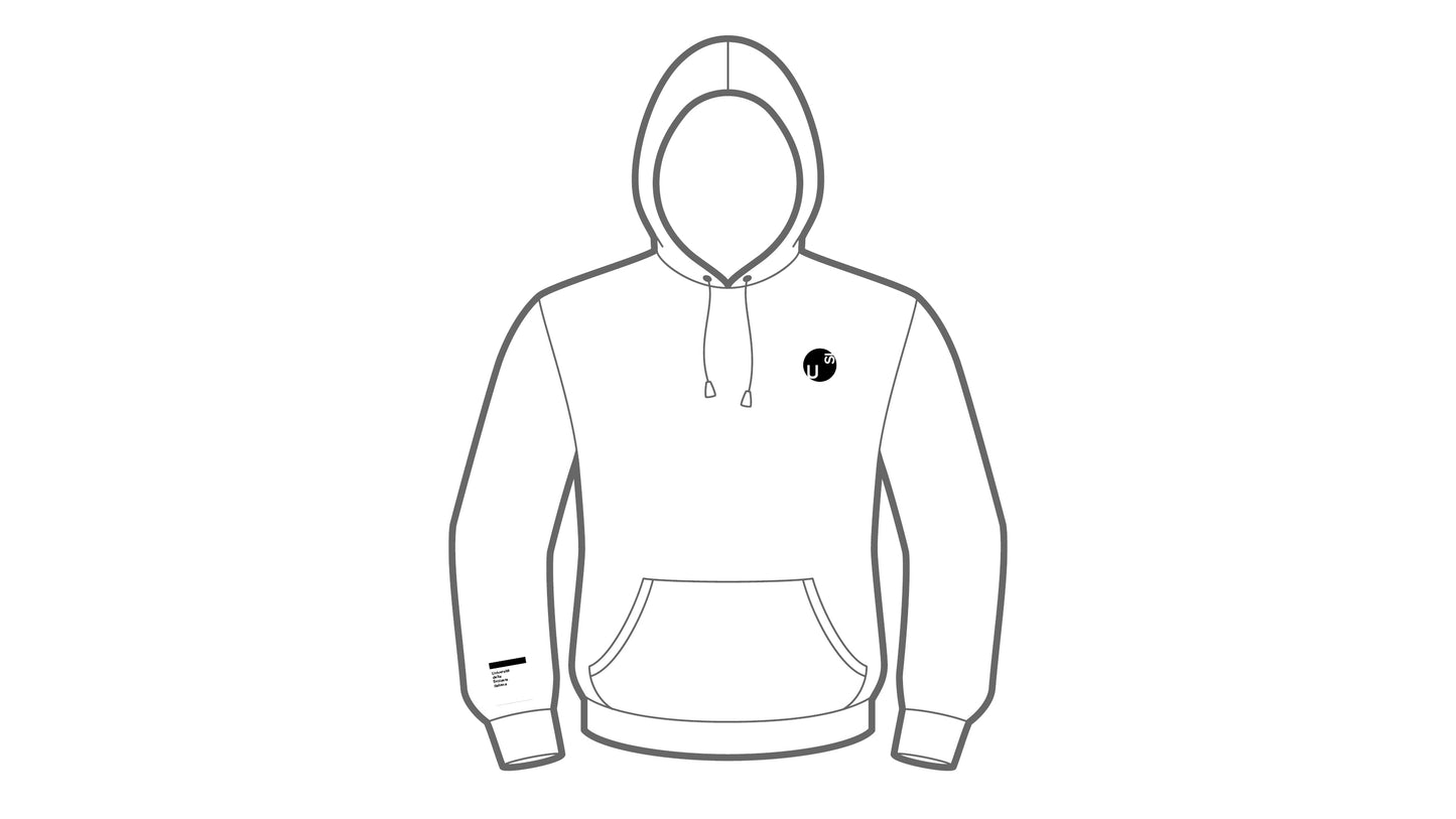 White Unisex Hoodie