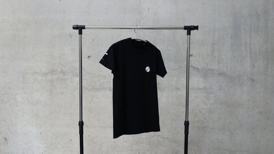 Black unisex T-shirt